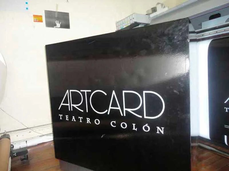 Estructura con impresión