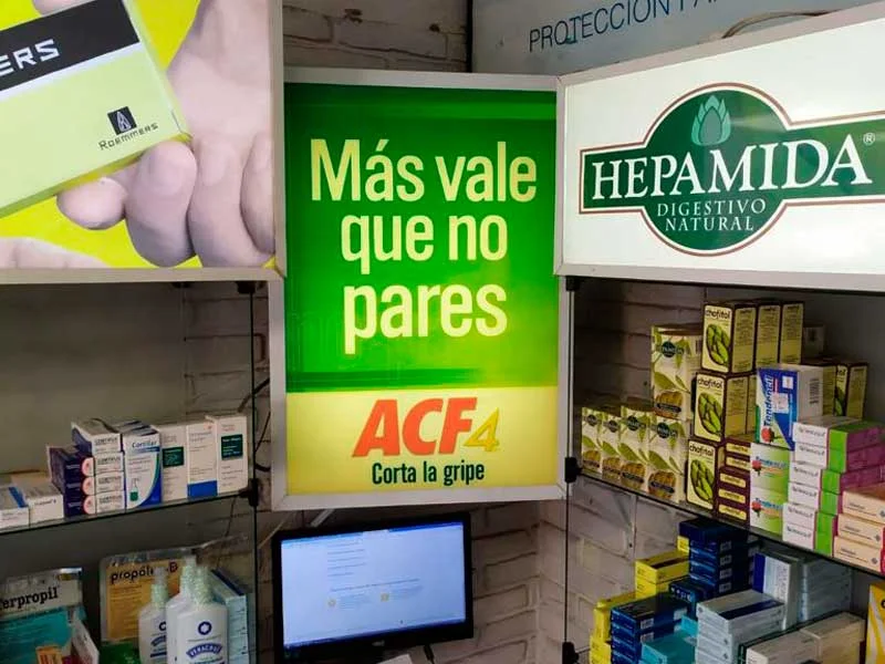 Caja lumínica backlite