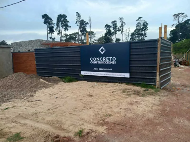 Cartelería de edificio