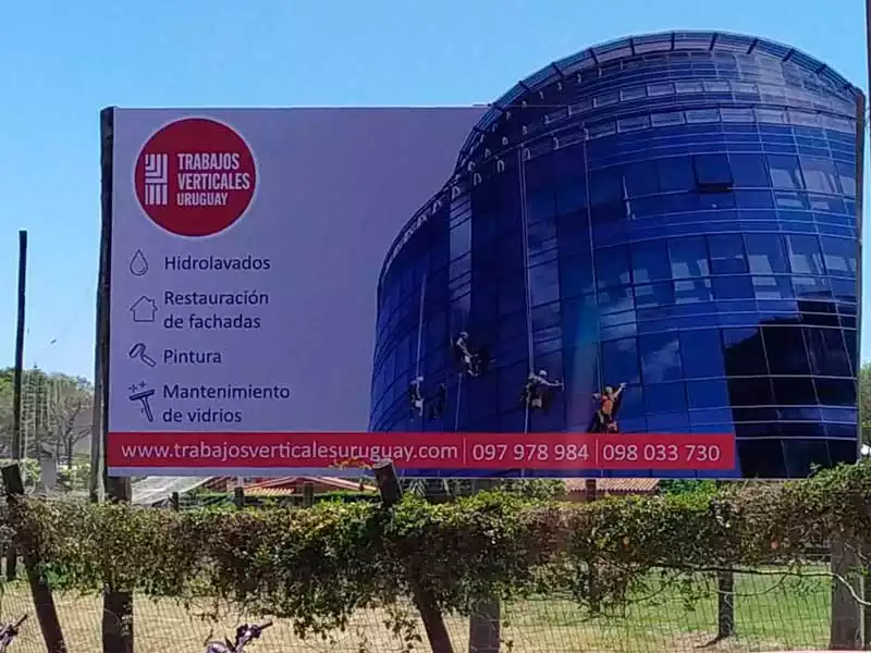 Cartelería edificio