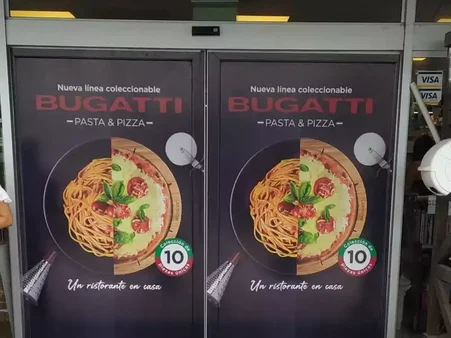 Adhesivo para puerta